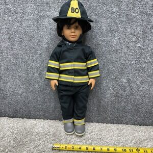 Our Generation boy doll firefighter 18"